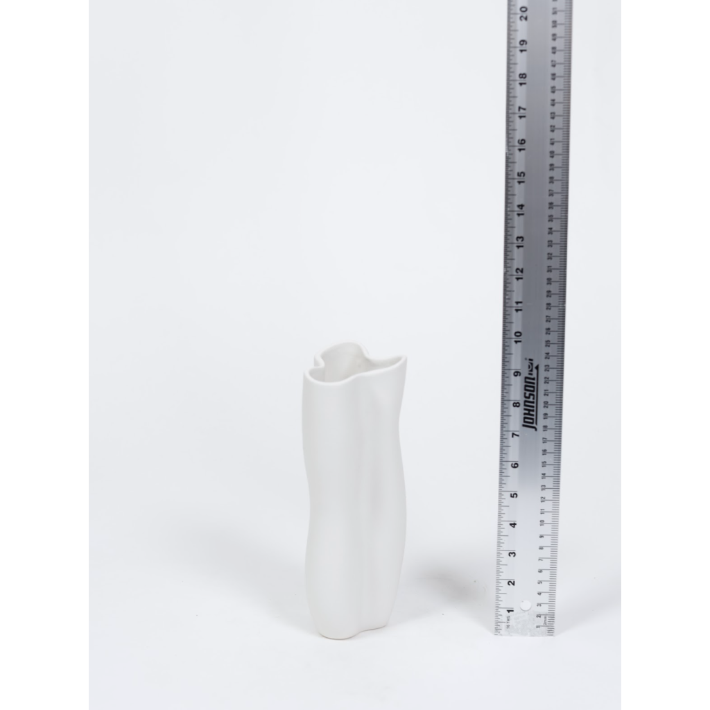 Organic White Vase